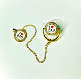 Luxury Baby Pacifier with Chain Clip – I ❤ Dad Design